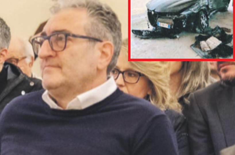 Distrutta in un incidente l'auto blu assegnata <per prassi> al consigliere Bruno. Imbarazzo in Regione: ora chi paga?