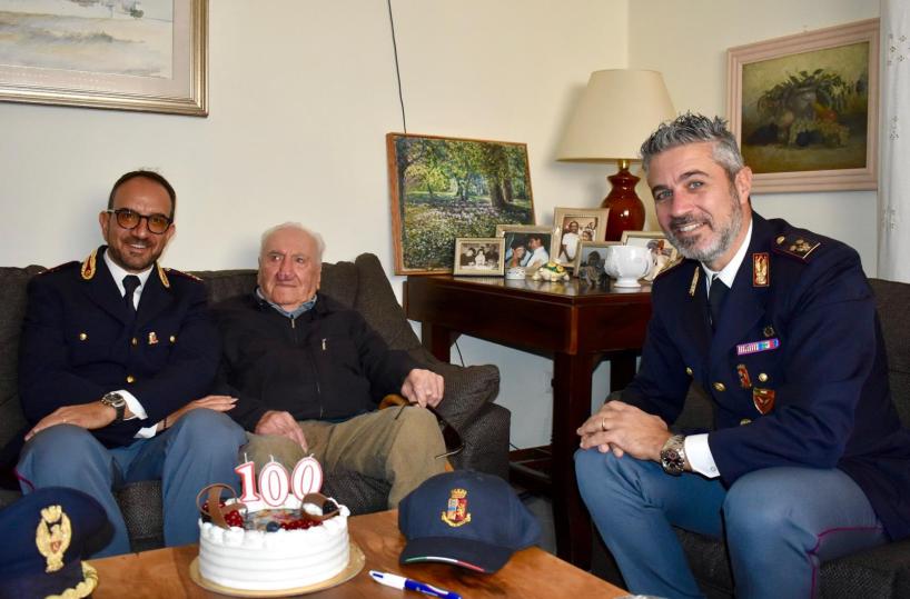 Lecce, l’Ispettore di Polizia in quiescenza Donato “Uccio” Di Mitri compie 100 anni