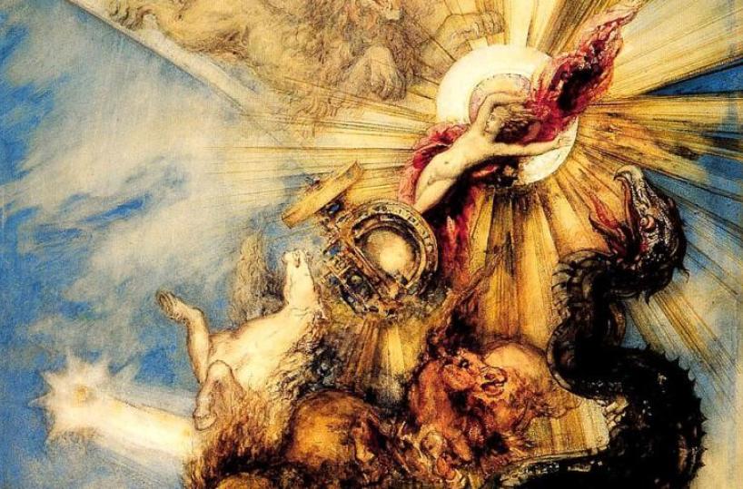 La caduta di Fetonte, di Gustave Moreau