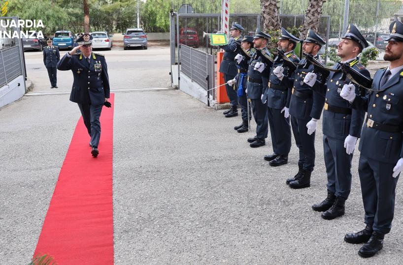 Il comandante regionale Geremia in visita al Comando Provinciale della Guardia di Finanza di Taranto
