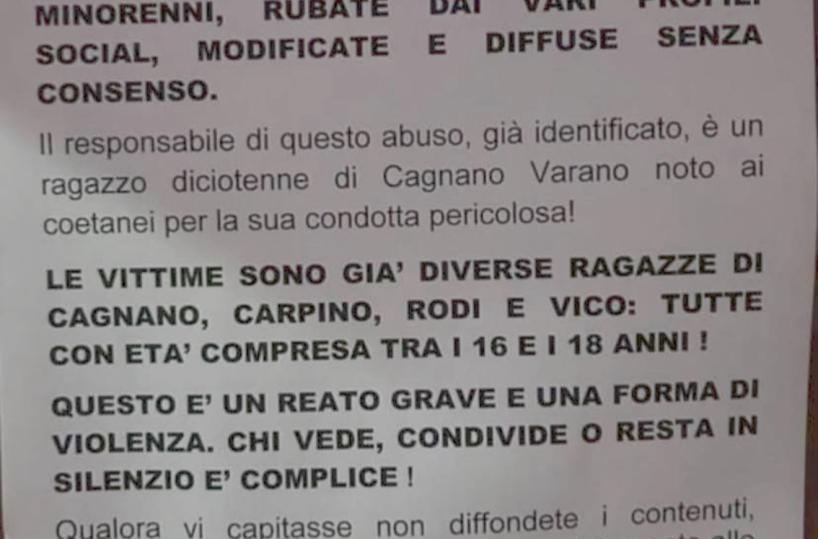 Diffusione illecita di foto di minorenni sui social, identificato un 18enne del Gargano