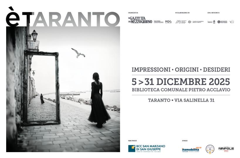 «È Taranto»: mostra fotografica e laboratorio culturale raccontano la città tra memoria, arte e innovazione
