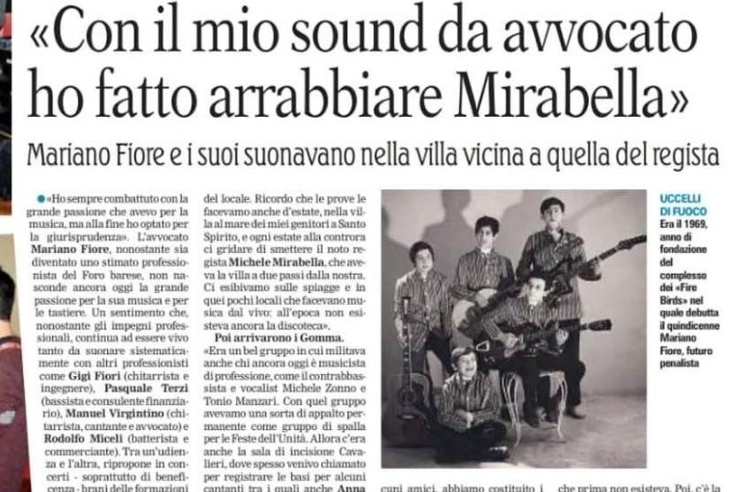In ricordo dell'avvocato Mariano Fiore: «Con il mio sound da avvocato ho fatto arrabbiare Mirabella»