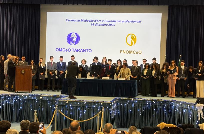 Medici e odontoiatri, passaggio di testimone a Taranto tra memoria e futuro della professione