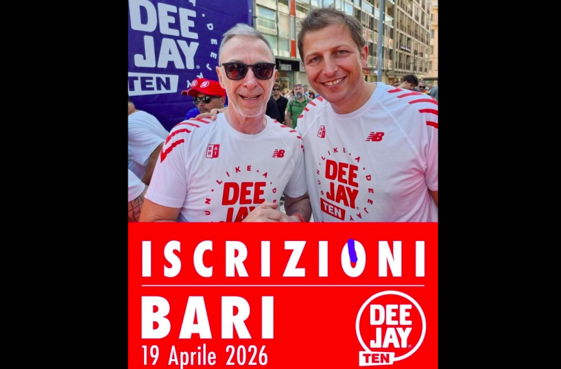 Deejay Teen 2026: sono aperte le iscrizioni per l'edizione barese il 19 aprile 