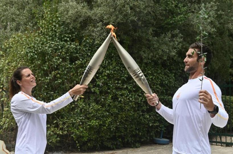 Potenza, arriva la fiamma olimpica di Milano-Cortina