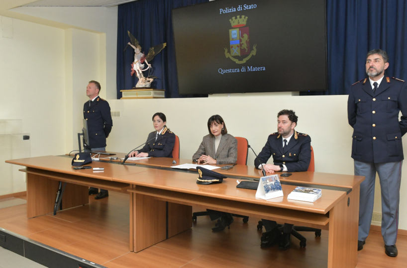Sicurezza a Matera, il bilancio 2025 della Polizia di Stato: controlli, prevenzione e tutela delle vittime