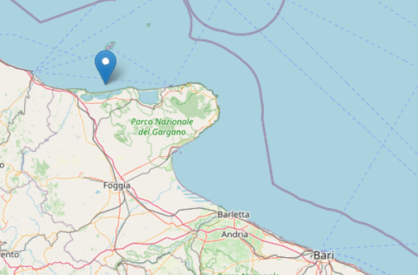 Due lievi scosse di terremoto svegliano il Gargano all'alba di Santo Stefano: sono 125 da inizio anno nel Foggiano