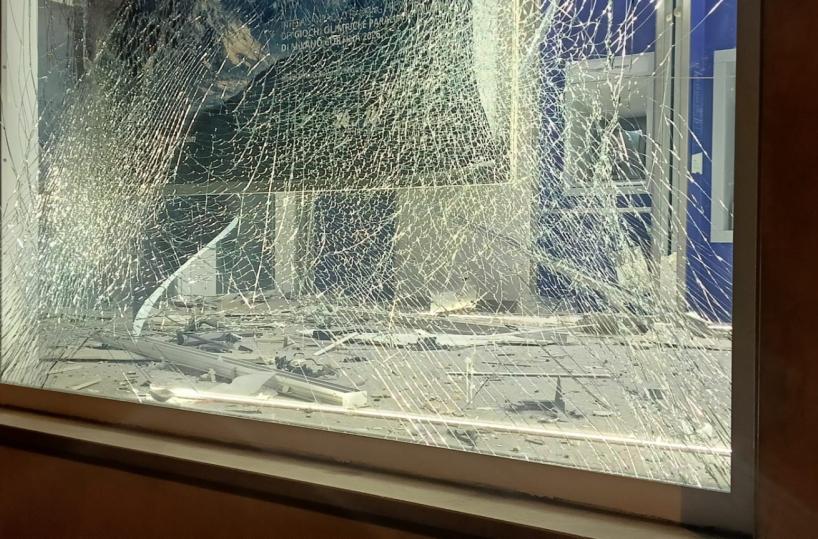 San Severo, assalto  al bancomat: ingenti i danni 