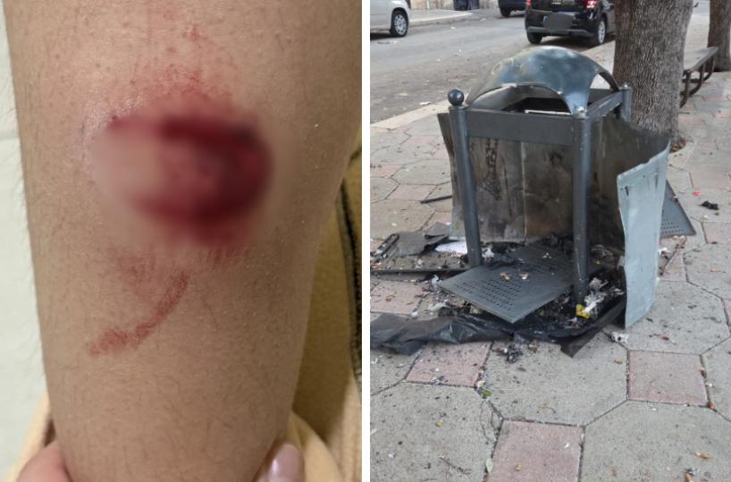 Bitonto, a Capodanno petardi contro i passanti e cassonetti distrutti: &laquo;Ragazzi senza controllo&raquo;