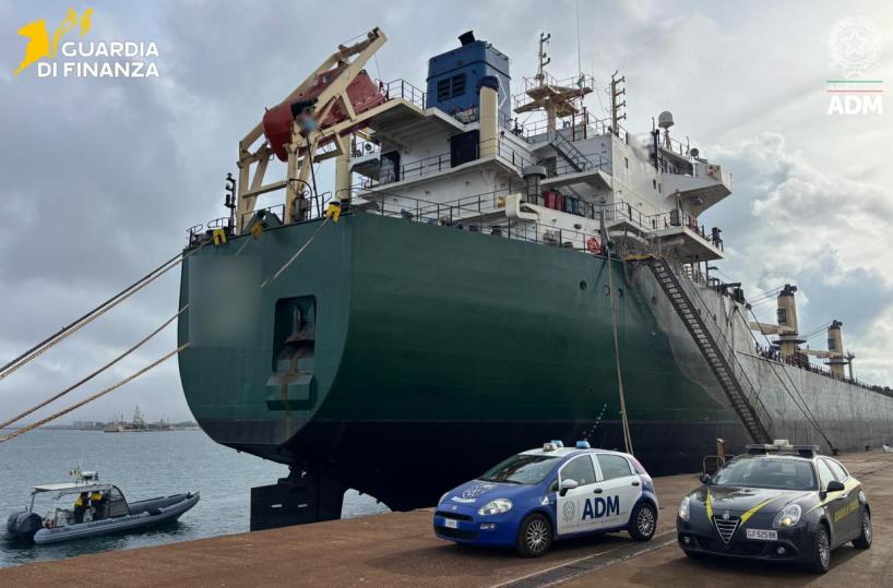 Brindisi, sequestrata nave con 33mila tonnellate di ferro proveniente dalla Russia