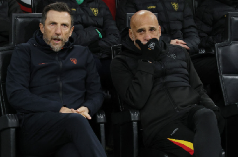 Lecce, Di Francesco a testa alta: &laquo;Peccato, buona prova contro il Milan&raquo; 