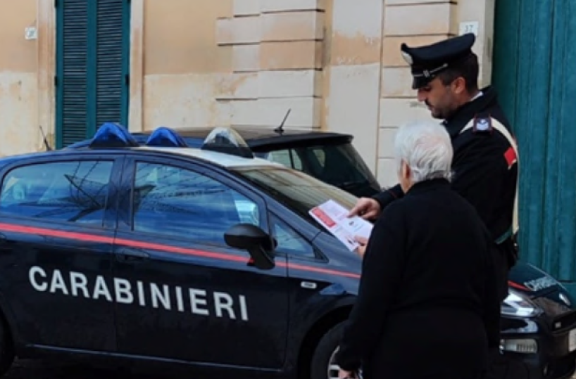 Lecce, tentano truffa a una 96enne col trucco del finto carabiniere 