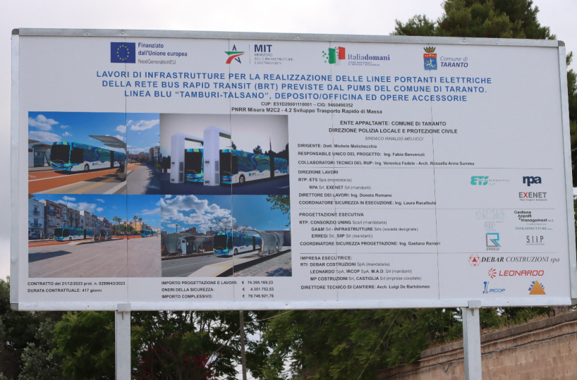 Brt a Taranto, &egrave; vera corsa contro il tempo per la &laquo;Blu&raquo;: cantieri aperti h24