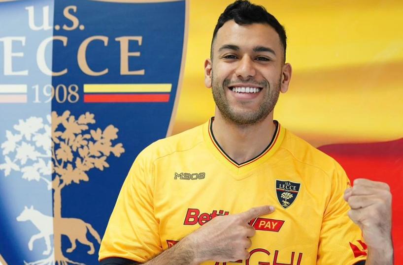 Lecce, Cheddira si presenta: &laquo;Grande motivazione per raggiungere l&rsquo;obiettivo della salvezza&raquo;