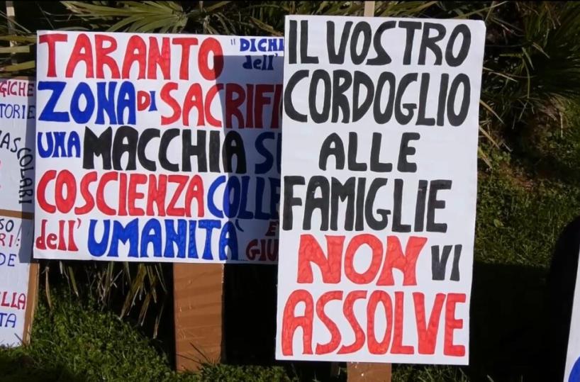 &laquo;Gi&ugrave; le mani da Taranto&raquo;, sit-in della citt&agrave; intera contro l'ex Ilva