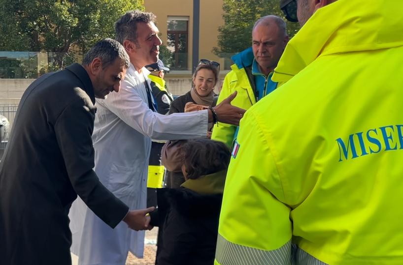 Da Gaza a Bari per curarsi: in 15 accolti al Policlinico, ci sono anche bambini