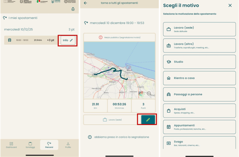 Da febbraio &laquo;Green Move&raquo; sbarca a Bitonto e Capurso: l'app che premia chi si muove a piedi, in bici o con i mezzi pubblici