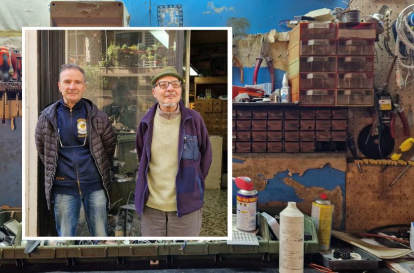 Bari,  nel cuore del Murattiano c'&egrave; la clinica degli oggetti rotti: i fratelli Florio, ultimi artigiani della pazienza