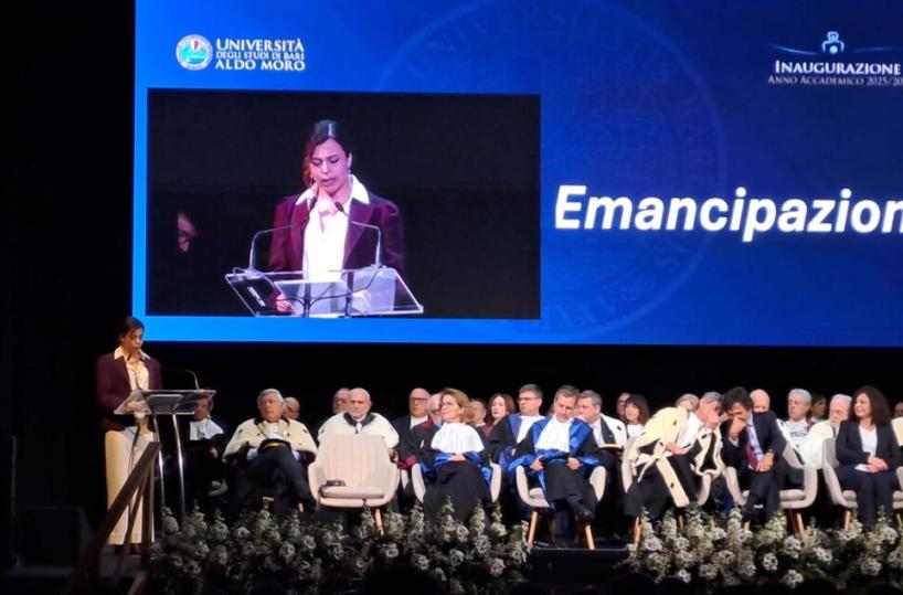 Bari, al teatro Piccinni si inaugura l'anno accademico 2025-2026 dell'Universit&agrave; Aldo Moro