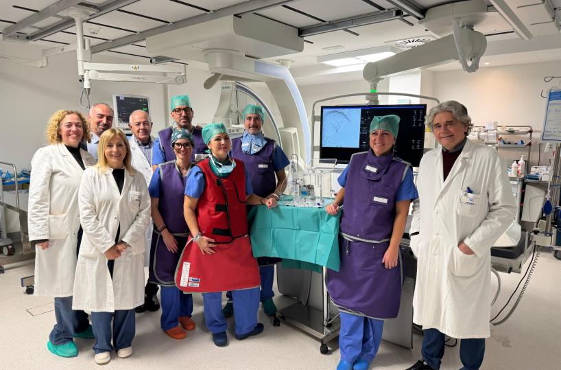 Al Policlinico di Bari effettuato per la prima volta un trattamento di radioembolizzazione epatica 