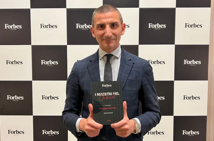Il &laquo;maestro&raquo; Giuseppe Cupertino premiato da Forbes: il wine manager pugliese &egrave; tra i 25 Maestri del Calice 2026
