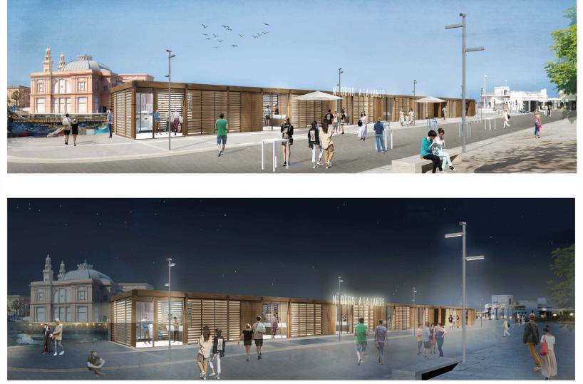 A Bari via ai lavori per il mercato del pesce del molo San Nicola