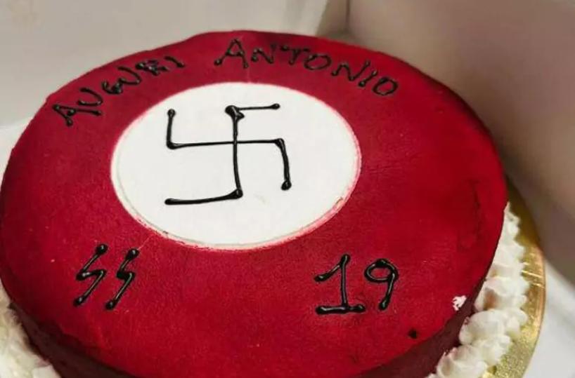 Torta di compleanno con una svastica: &laquo;Il padre voleva fare uno scherzo al figlio&raquo;. Scoppia la polemica a Matera