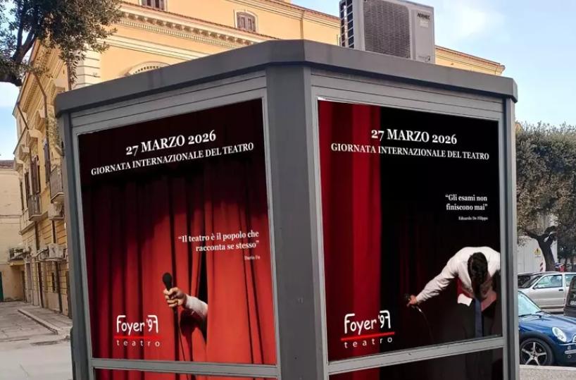 Edicola abbandonata a San Severo diventa un teatro