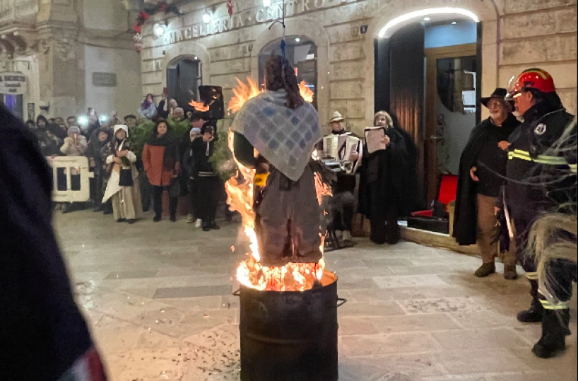 A Martina Franca la morte della Quarantana chiude il periodo di astinenza pasquale