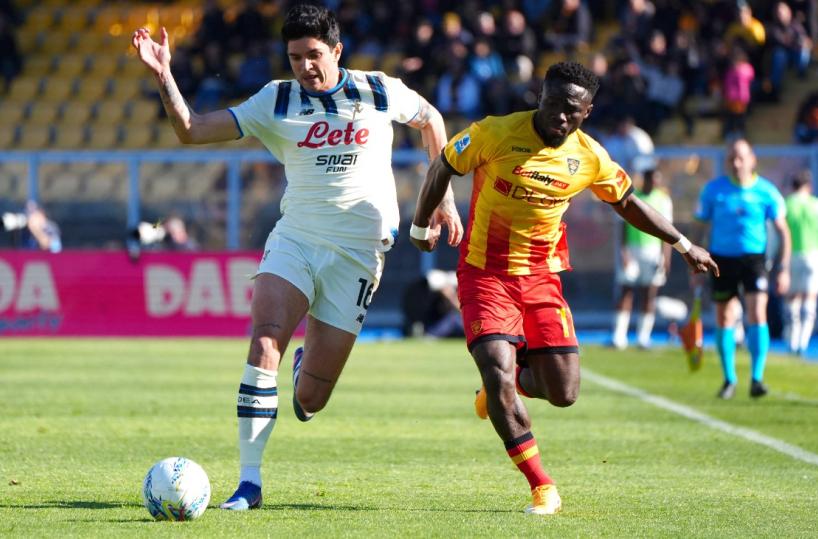 Lecce-Atalanta: 0-3. Niente da fare per i giallorossi, la Dea cala il tris 