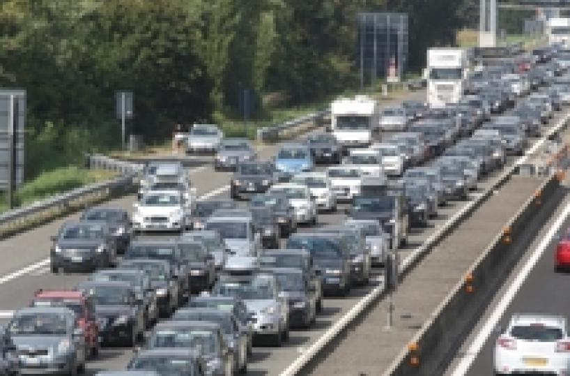 Traffico congestionato in Emilia-Romagna