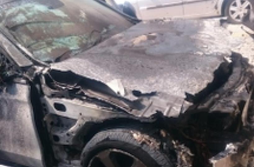 Bruciata auto medico legale Inps Foggia