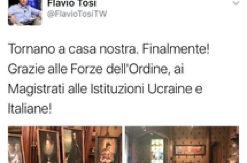 Stolen Old Masters return to Verona