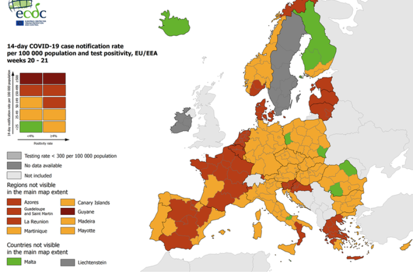 Ecdc, Molise prima zona verde italiana in Ue