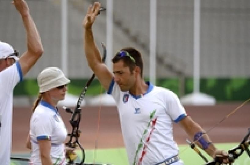 Giochi Europei: Italia oro Arco Misto
