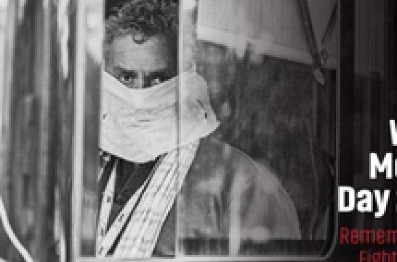 La foto di un autista per Workers Day