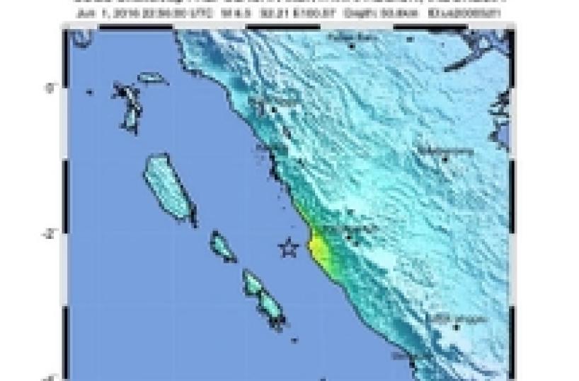 Terremoto magnitudo 6,5 al largo Sumatra