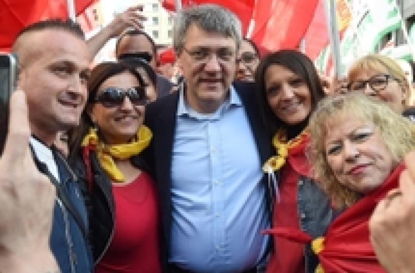 Sciopero tute blu, dopo 8 anni di nuovo in piazza insieme
