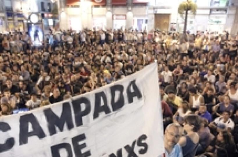 Madrid ricorda V anniversario Indignados