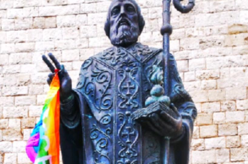 La statua di bronzo di San Nicola? «Non fu un regalo di Putin a Bari»