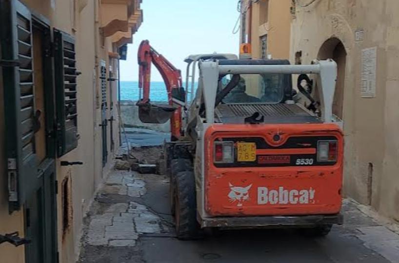 Gallipoli lavori basolato