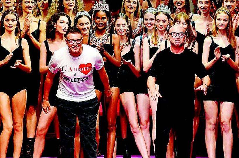 Milano, Dolce&Gabbana arriva la Regina di cuori
