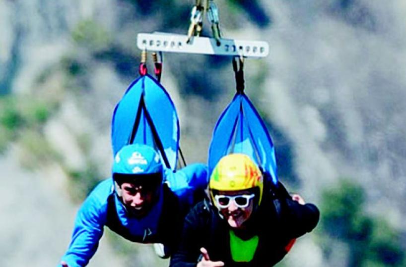 Torna il «Volo dell’ Angelo» l’ebbrezza e la magia 