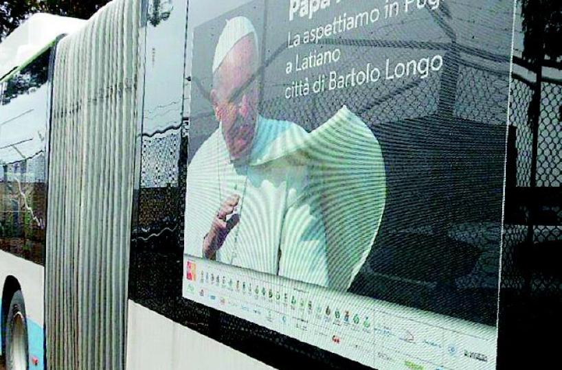 L'invito al Papa a venire in Puglia sui bus a Brind