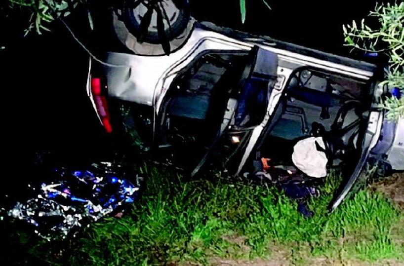 Curva fatale, l'auto si ribalta  muore un 23enne di Barletta