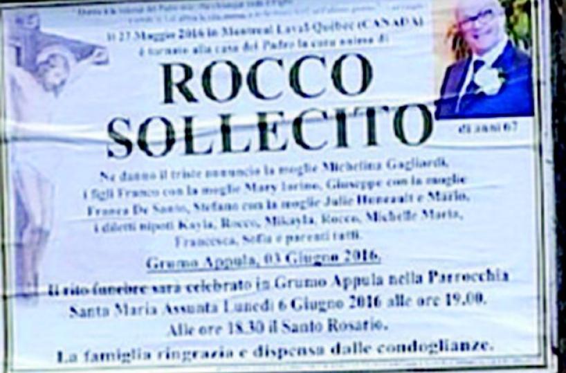 Il boss  Sollecito ucciso vietati i funerali a Grumo