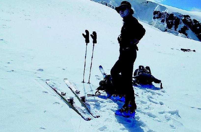 L’alpinista venuto dal marealla conquista dei «settemila»