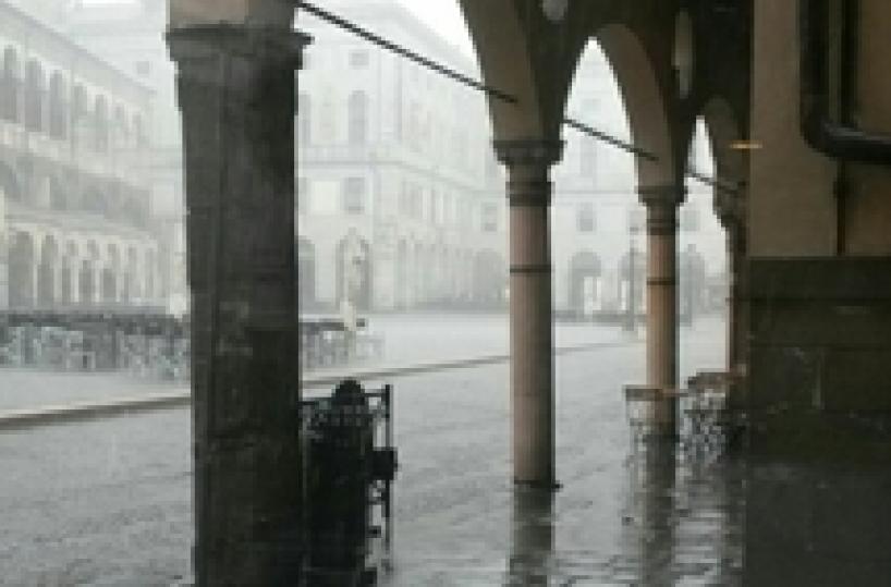 Maltempo in Veneto, grandine a Padova