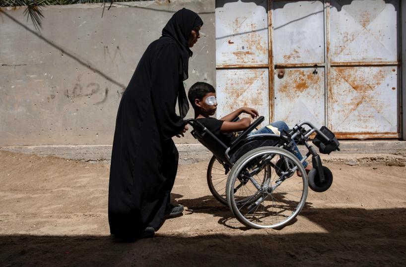 Onu, almeno 21.000 bimbi a Gaza disabili a causa guerra